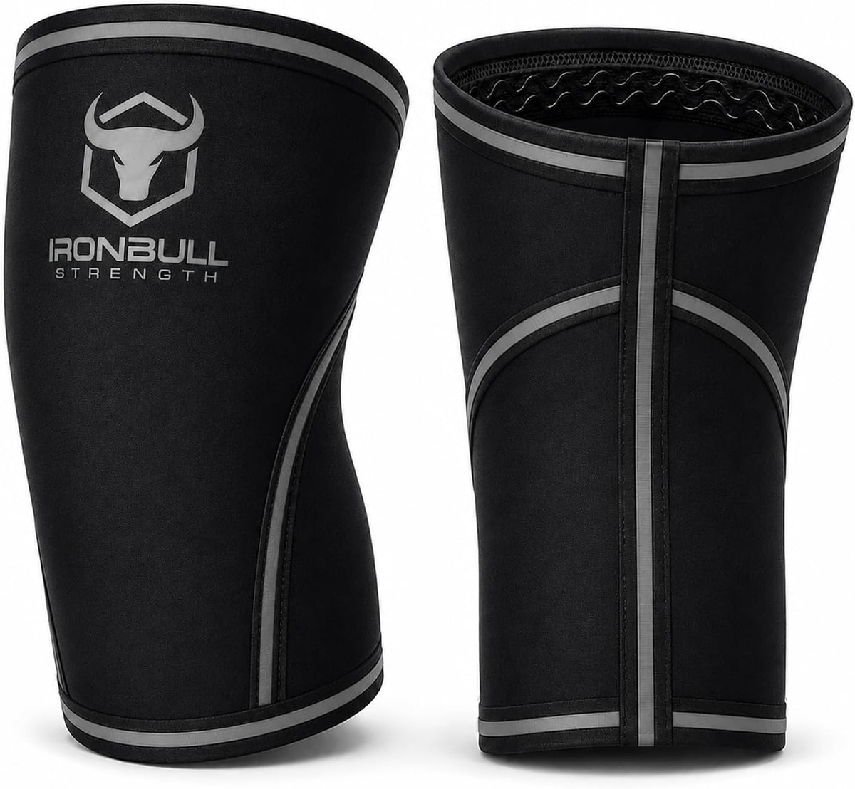 Knee Sleeves 7Mm (1 Pair) - Compression Brace & Knee Sleeve for Weightlifting, Powerlifting & Cross Training - Knee Support for Squats - Men & Women