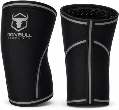 Knee Sleeves 7Mm (1 Pair) - Compression Brace & Knee Sleeve for Weightlifting, Powerlifting & Cross Training - Knee Support for Squats - Men & Women