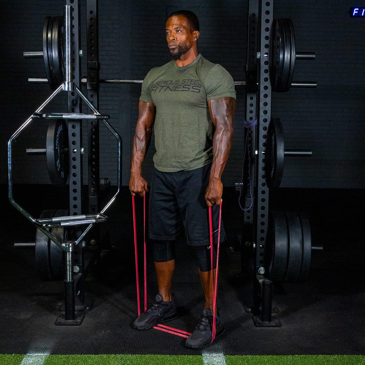 Serious Steel 41" Assisted Pull-Up Band, Heavy Duty Resistance Band Sets, Stretching, Powerlifting, Resistance Training and Pull up Assistance Bands