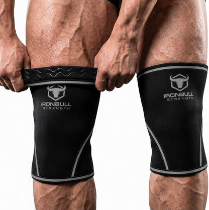 Knee Sleeves 7Mm (1 Pair) - Compression Brace & Knee Sleeve for Weightlifting, Powerlifting & Cross Training - Knee Support for Squats - Men & Women